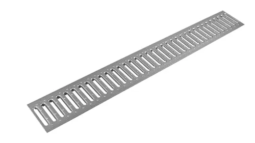 ACO Entwässerungsrinne Stegrost 100 cm aus verzinktem Stahl von ACO