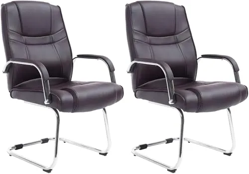 CLP XXL-Freischwinger Attila 2er Set in braun von CLP