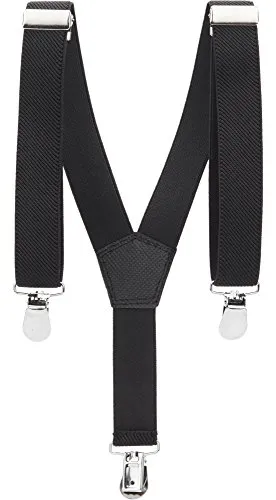 Ladeheid Kinder Hosenträger S2 (60 cm, 4019/25-Schwarz)