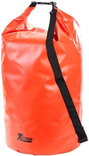 Xcase Wasserdichter Seesack: Wasserdichter Packsack 70 Liter, rot (Seesack mit Kissen-Funktion, Kunststoffsack wasserdicht, Reisetaschen)