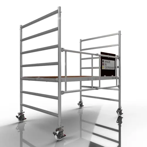 ALTEC AluKlik® 2.0 300 XXL Profigerüst - Gerüst mit 3m Arbeitshöhe, TÜV-geprüft und Made in Germany. Robuste Konstruktion und rutschsichere Plattform für maximale Sicherheit im Innen- und Außenbereich.