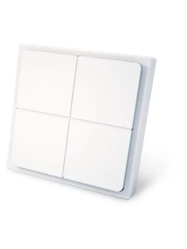 Lightbee ZigBee-Schalter für FUGA - Austauschbare Tasten - Smart Lichtschalter für FUGA-Rahmen, kompatibel mit Philips Hue. Austauschbare Tasten für individuelles Design und feuerfester Kunststoff für sichere Montage.