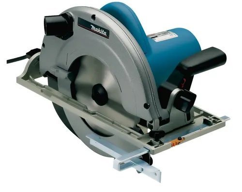 Makita 5903RK Handkreissäge - Sägen - Leistungsstarker 2000-Watt-Motor mit Sanftanlauf für präzises Arbeiten, ergonomisches Design und Fremdabsaugung für eine saubere Baustelle.