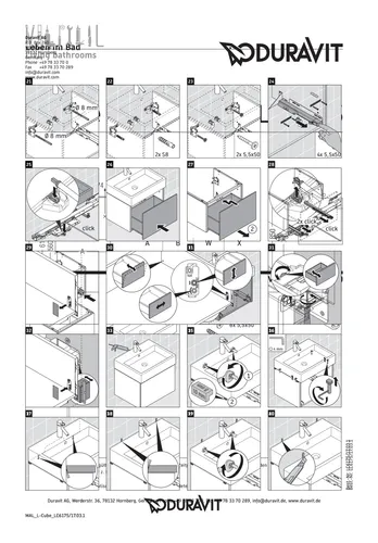 Duravit L-Cube Waschtischunterbau von Duravit