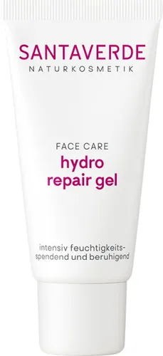 Santaverde Aloe Vera Hydro Repair Gel - Feuchtigkeitsspendendes Pflegegel für alle Hauttypen, mit reinem Aloe Vera Saft und Hyaluron für regeneriertes Hautbild