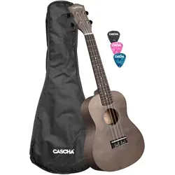 Cascha Konzert Ukulele Linde Schwarz