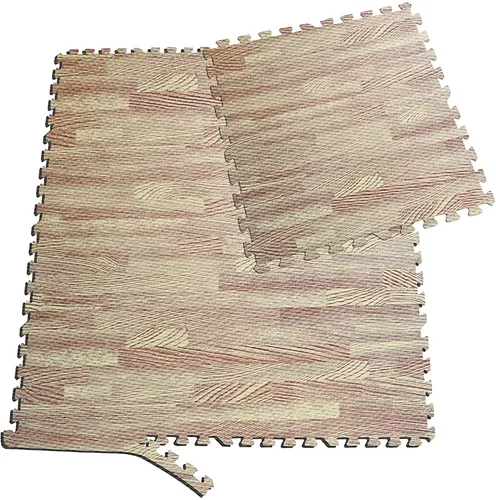 Schutzmatten + 36 Endstücke (30x30cm) hellbraun, Bodenschutzmatte 18