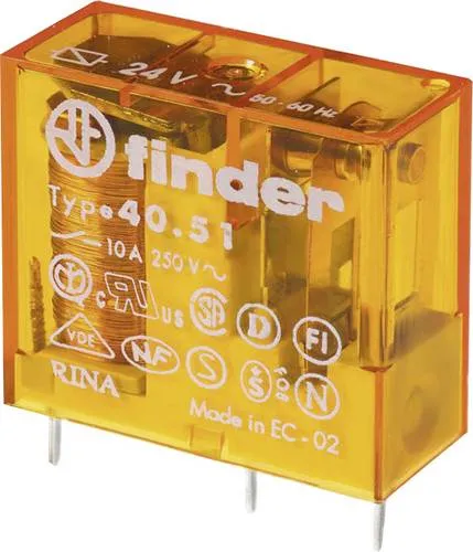Finder 40.51.8.230.0000 Printrelais 230 V/AC 12A 1 Wechsler 1St.