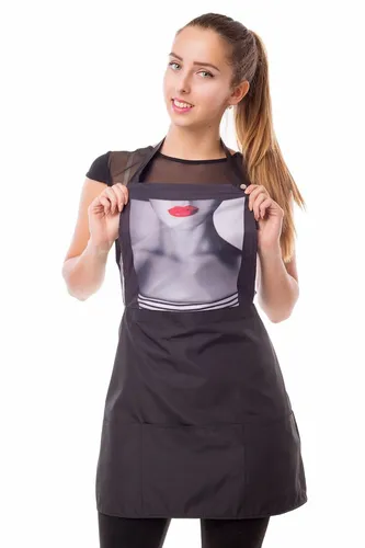 FÄRBESCHÜRZE Damen - Friseurschürze mit Taschen - Umhänge & Kittel: Praktische, regulierbare Friseurschürze aus wasserabweisendem Material, ideal für den Friseursalon und wiederverwendbar.