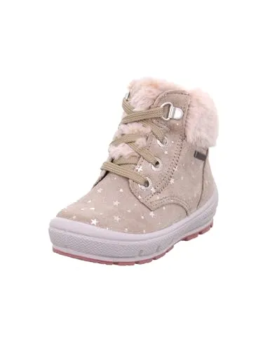 Superfit Baby-Mädchen GROOVY warm gefütterte Gore-Tex warm gefütterte Gore-Tex warm gefütterte Gore-Tex Schneestiefel, BEIGE 4000, 19 EU