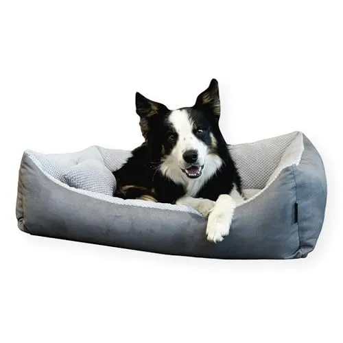 Hundebetten Grau von 4L Textil