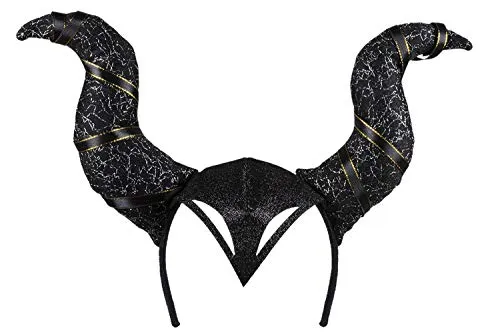Boland 72242 - Haarreif Teufel Lady mit Kappe und Hörnern, Kopfbedeckung für Faschingskostüme, Kostüm Zubehör für Halloween oder Karneval, Tiara Diabolo