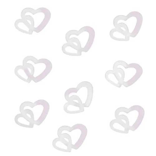 Oblique Unique 100 Stk Deko Doppel Herzen von Oblique Unique