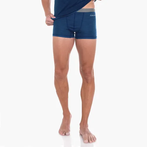 Schöffel Merino Sport Boxershorts Men - Mazarine Blue (8540) L - Funktionsunterwäsche für Herren, ideal für Wintersport mit temperaturregulierender Merinowolle für hohen Tragekomfort und optimalen Feuchtigkeitstransport.