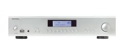 Rotel A14 MKII Vollverstärker mit MM Phono Vorstufe, silber von Rotel