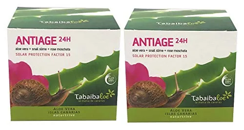 Aging creme gesicht regeneriende 24h 100 ml Tabaibaloe x 2 Einheiten