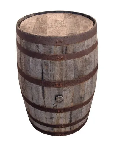 Temesso Stehtisch Whiskyfass 190l - Original aus Schottland - Stehtisch aus 190l Whiskyfass, einzigartiges Design und perfekt für besondere Anlässe oder als Blickfang in jedem Raum.