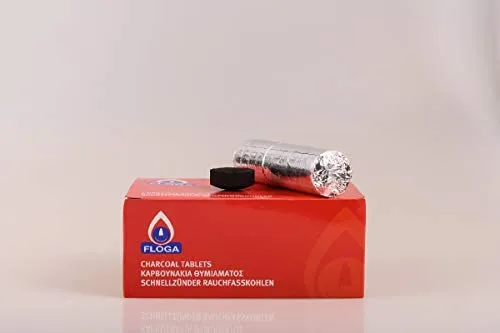 Stück Räucher-Kohle 33 mm 10 Rollen à 10 Stück 100