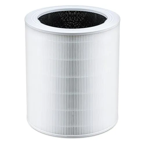 AllSpares HEPA-Filter H13 für Levoit Core 600S - Luftreiniger HEPA-Filter H13, bietet 3-in-1-Filtration für bis zu 99,97% Schadstoffelimination. Ideal für Allergiker mit werkzeugloser Installation und langlebigem Design.