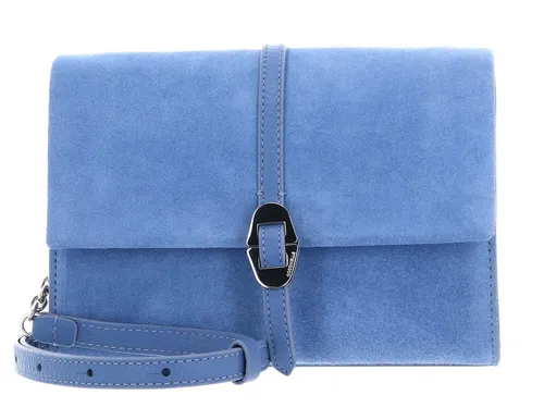 COCCINELLE Mini Bag Umhängetasche aus echtem Rindsleder in Blau - Elegante Handtasche aus echtem Rindsleder, mit verstellbarem und abnehmbarem Schulterriemen. Ideal für stilvolle Auftritte und den täglichen Gebrauch.