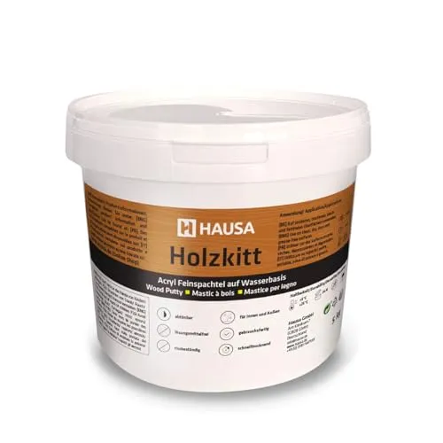 HAUSA Holzkitt 5 kg in weiß von Hausa