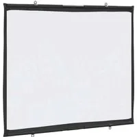 vidaXL Beamer Leinwand 50 Zoll 4:3 - Beamer-Leinwand für Heimkino und Präsentationen, mit optimierter Oberfläche für scharfe Bilder und reduziertem Lichtreflexion. Leicht aufzuhängen und aus robustem Polyester für hohe Langlebigkeit.