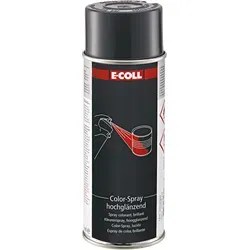 E-COLL Color-Spray hochglänzend 400ml anthrazit-grau, 6 Stück