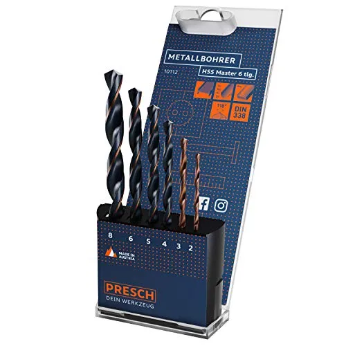 Produktbild Presch Metallbohrer Set HSS Master 6-tlg