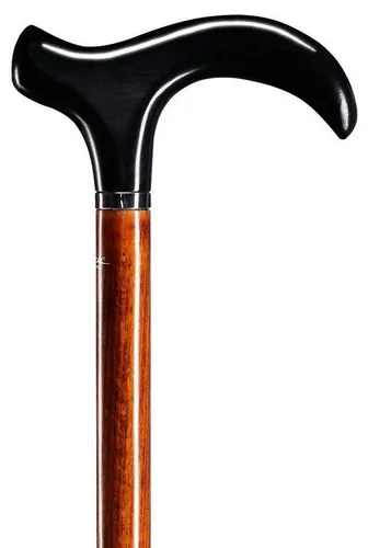 Stockshop Gehstock Smart Kirschbaum-Bicolor mit Fritzgriff - Eleganter Gehstock mit geschwungenem Fritzgriff aus hochwertigem Buchenholz. Der stilvolle Kirschbaum-Look und der Gummipuffer garantieren Komfort und Stabilität im täglichen Einsatz.