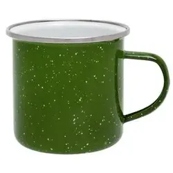 Origin Outdoors Tasse, Emaille, grün, 360ml in grün von Origin Outdoors