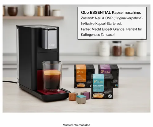 Tchibo Qbo ESSENTIAL Premium Kapselmaschine in lila von Tchibo