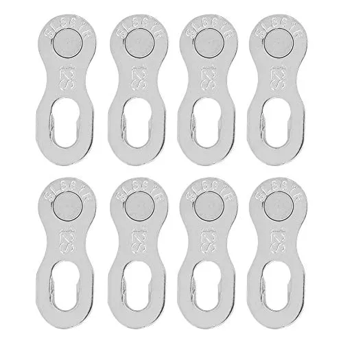 Kettenschloss 12 Fach, Kette 12fach,Fahrradkettenglied,4-Paar Stahl Fahrrad Kettenverschluss 12-Gang-Kette Fehlende Verbindungsglieder Teile Kettenschloss