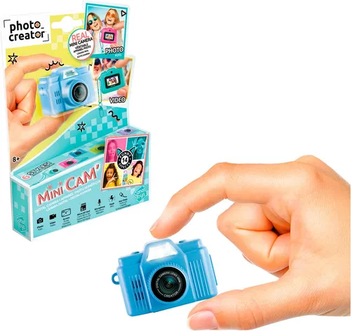 Canal Toys Mini-Digitalkamera Kinderkamera - Spielzeug-Kamera für Kinder, super-klein und tragbar, mit Mini-Farb-Bildschirm und 1 GB Speicherkarte für tolle Fotos und Videos!