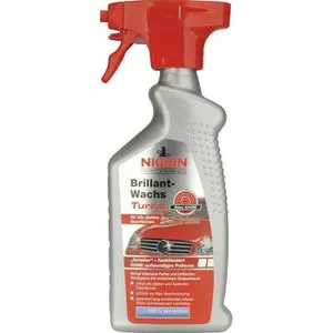 Nigrin Lackversiegelung 72975 Brillant-Wachs Turbo - Autopflege & Motorradpflege; Hochglänzende Wachsversiegelung für alle lackierten Oberflächen, schützt bis zu 4 Monate vor Schmutz und Insekten mit minimalem Zeitaufwand.
