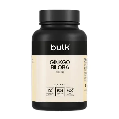Bulk Ginkgo Biloba Tabletten 6000 mg – Hochdosiertes Präparat