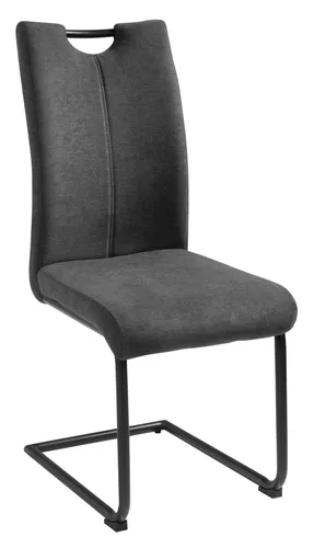 Schwingstuhl Freischwinger Esszimmerstuhl Grau