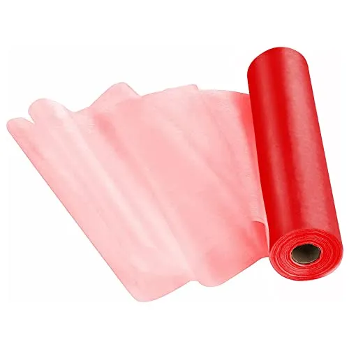 Transparent Organza Rolle, 50Mx30CM Organzastoff Tüllband, Tischband aus Organza Tüll, Dekostoff Organzarolle Organzaschleife für Geschenke,Stuhlbogen,Schärpe,Hochzeit Party Deko, DIY Handwerk