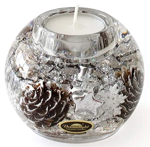 Dreamlight Teelichthalter braun Größe 9x9x8 cm von GILDE