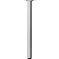 Hettich Tischbein 25 mm x 25 mm x 400 mm Aluminium-Optik