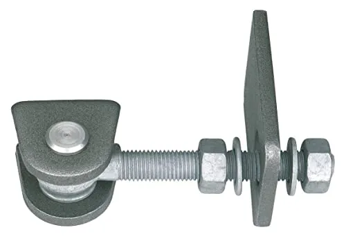 Alberts 411053 Torband | für 180° Öffnung | kurze Ausführung | feuerverzinkte Schrauben und Muttern, Bolzen und Splint aus Edelstahl | Gewinde M12