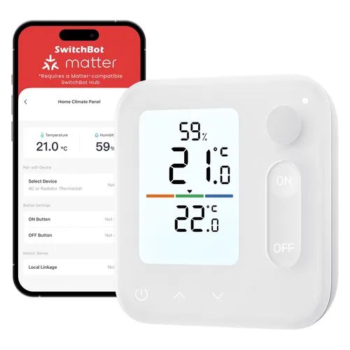 SwitchBot Home Climate Panel weiss (W7400000)