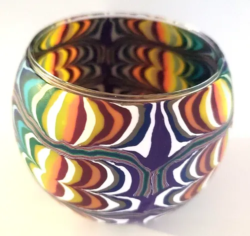 Leuchtglas Fantasy, Windlicht, Teelichthalter, Dekoration, Glas, Kerzenfarm