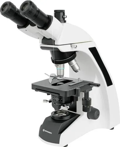 BRESSER Science TFM-301 Trino Mikroskop - Mikroskop, ideal für die detaillierte Beobachtung von Objekten in 3D, perfekt für Studenten und Hobbywissenschaftler.