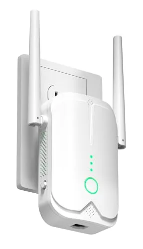 WiFi Extender Booster – WLAN Repeater mit 5000sq.ft Reichweite
