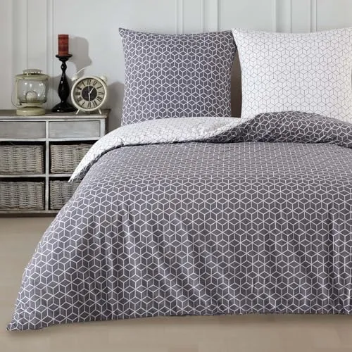 Buymax® Bettwäsche 135x200 - 100% Baumwolle mit Reißverschluss - Bettwäsche-Set 135x200cm aus 100% Baumwolle, ÖKO-TEX zertifiziert und pflegeleicht mit praktischem Reißverschluss für schnellen Bezug.