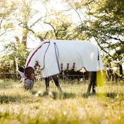 Horseware Rambo Optimo Sup Summer Sheet 115 cm - Navy Check - Leichter Sommerdecken für Pferde, bietet optimalen Schutz bei warmem Wetter und sorgt für hohen Tragekomfort.