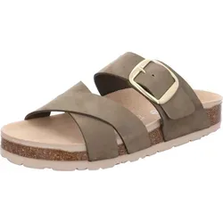 Rohde Komfort Pantoletten Damen 31383238383231 Oliv 36 EU - Braun - 36