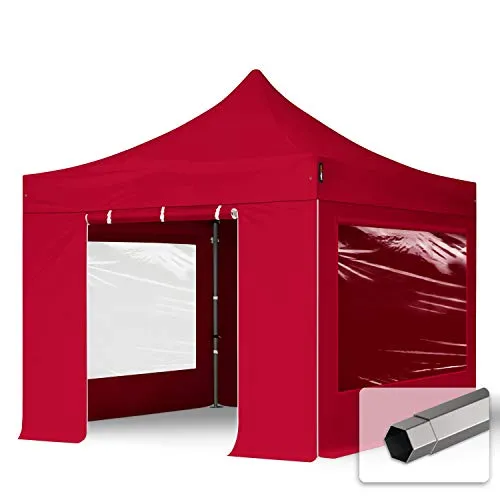 Faltzelt Faltpavillon 3x3m in rot von Toolport