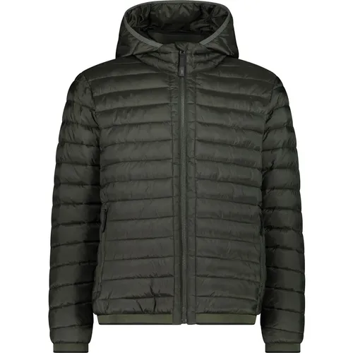 CMP Herren Hoodie Jacke 3XL - grün - Funktionale Skijacke mit fester Kapuze, perfekt für sportliche Aktivitäten bei wechselhaftem Wetter und optimalen Tragekomfort.