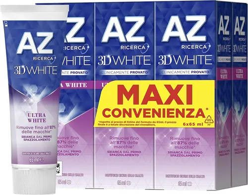 X Az 3D White Ultra White Zahnpasta Zahnaufhellung Entferner Flecken 65 ML 6
